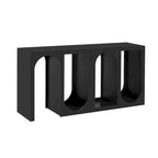 Console modulaire blanche/noire, style 2 modules, assemblage 1 personne