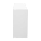 Console modulaire blanche/noire, style 2 modules, assemblage 1 personne
