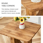 Table basse carrée noire/blanche/bois avec bordure dorée, un seul plateau, pour 1 à 2 personnes