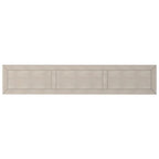 Console rustique gris délavé/bleu marine avec 4 tiroirs et une étagère, assemblage par 1 personne
