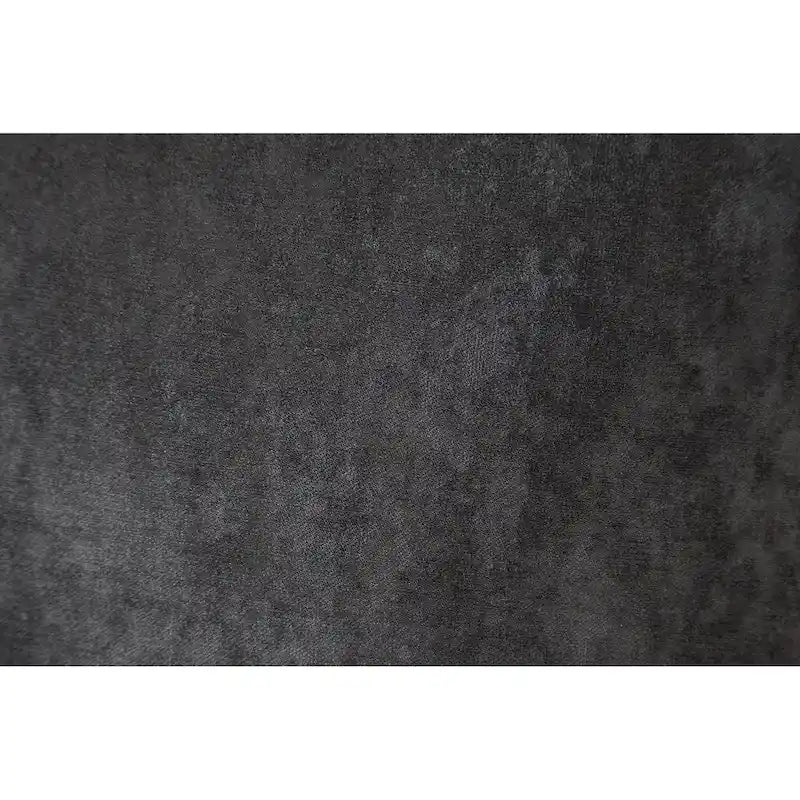 Canapé d'angle en L noir et anthracite avec méridienne, 5 places