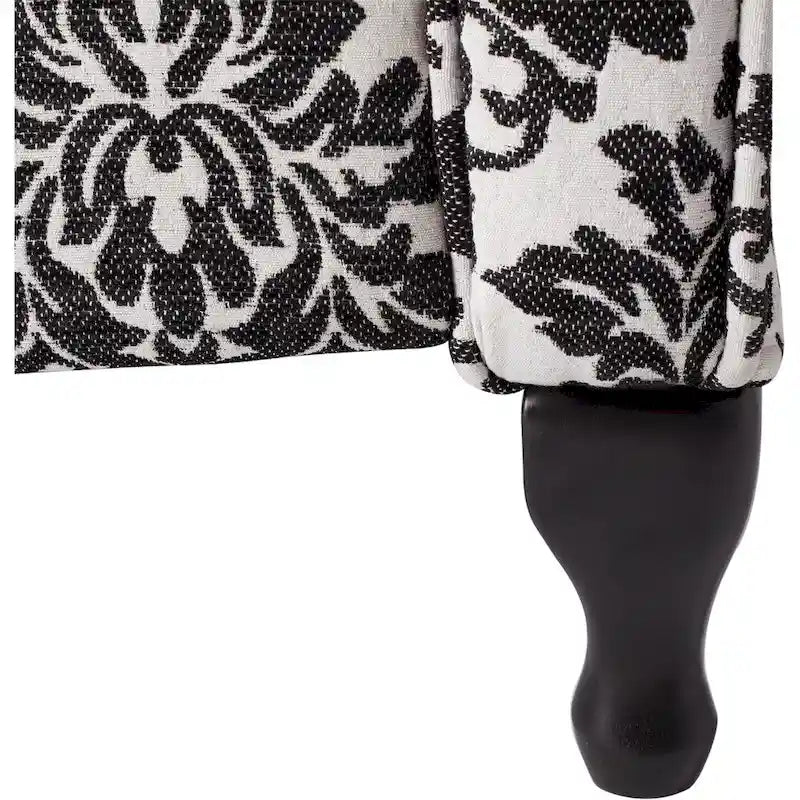 Fauteuil inclinable à dossier haut poussé floral/beige/gris, une place