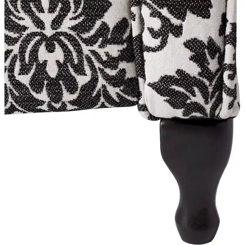 Fauteuil inclinable à dossier haut poussé floral/beige/gris, une place