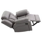 Fauteuil inclinable en similicuir, multicolore, une place