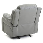 Fauteuil inclinable en similicuir, multicolore, une place