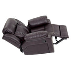 Fauteuil inclinable en similicuir, multicolore, une place