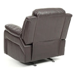 Fauteuil inclinable en similicuir, multicolore, une place