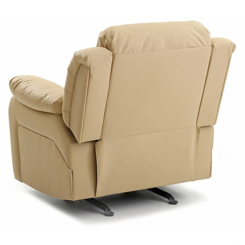 Fauteuil inclinable en similicuir, multicolore, une place