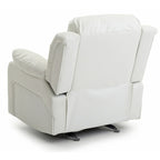 Fauteuil inclinable en similicuir, multicolore, une place