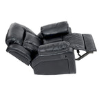 Fauteuil inclinable en similicuir, multicolore, une place