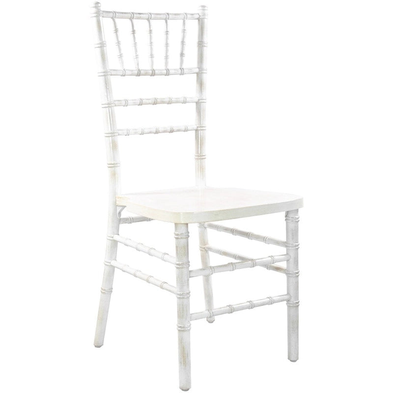Chaise Chiavari multicolore, empilable, style bois, 1 place