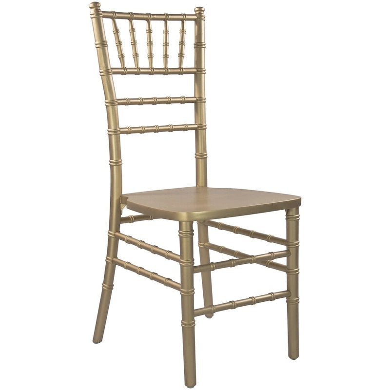 Chaise Chiavari multicolore, empilable, style bois, 1 place