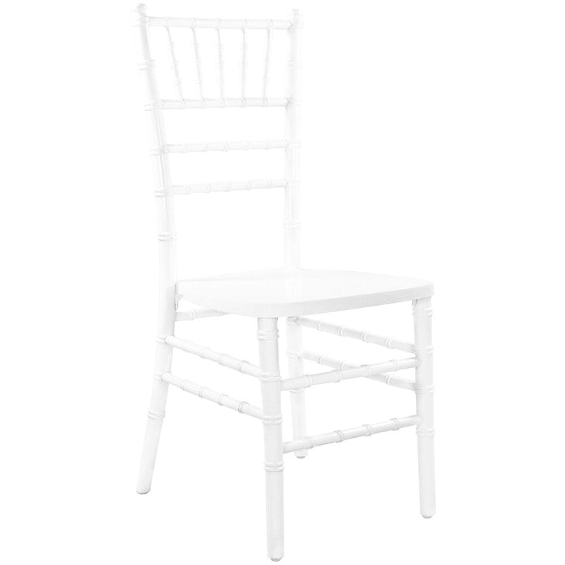 Chaise Chiavari multicolore, empilable, style bois, 1 place