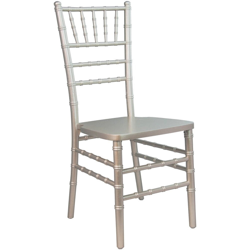 Chaise Chiavari multicolore, empilable, style bois, 1 place