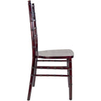 Chaise Chiavari multicolore, empilable, style bois, 1 place