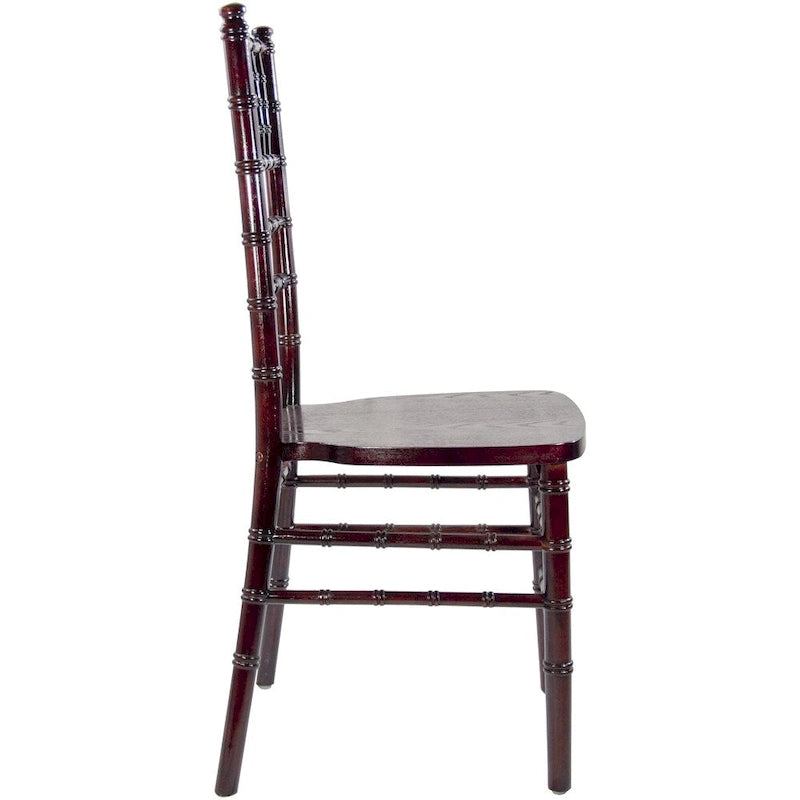 Chaise Chiavari multicolore, empilable, style bois, 1 place