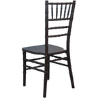 Chaise Chiavari multicolore, empilable, style bois, 1 place