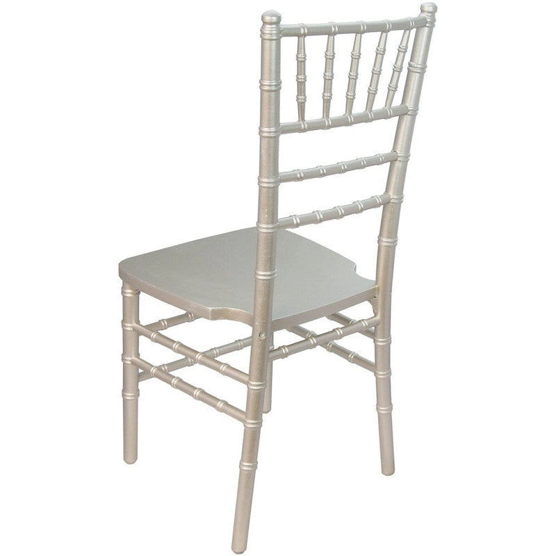 Chaise Chiavari multicolore, empilable, style bois, 1 place