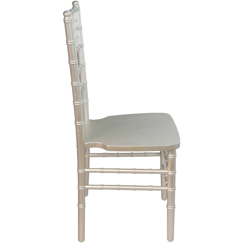 Chaise Chiavari multicolore, empilable, style bois, 1 place