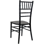 Chaise Chiavari multicolore, empilable, style bois, 1 place
