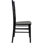 Chaise Chiavari multicolore, empilable, style bois, 1 place