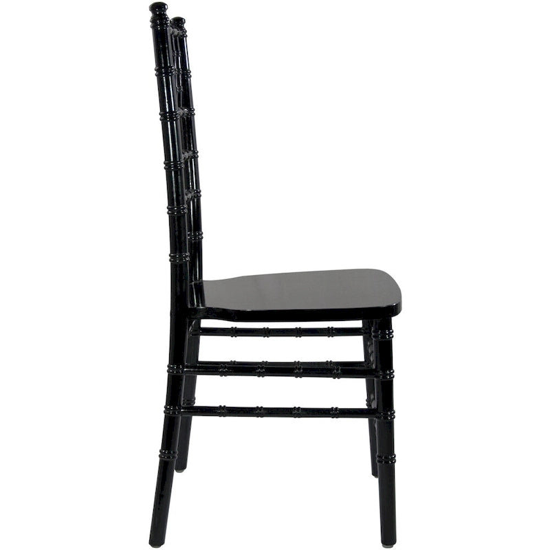 Chaise Chiavari multicolore, empilable, style bois, 1 place