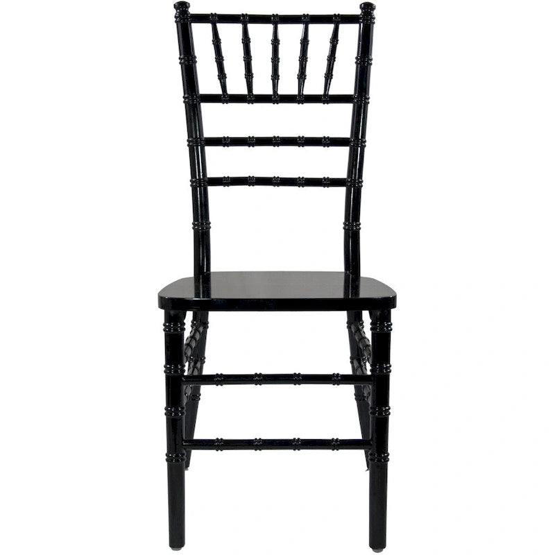 Chaise Chiavari multicolore, empilable, style bois, 1 place