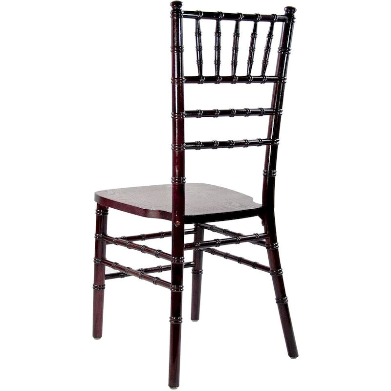 Chaise Chiavari multicolore, empilable, style bois, 1 place