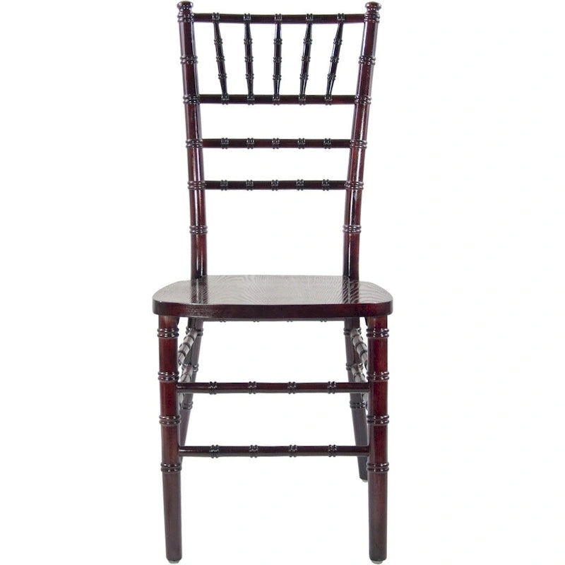 Chaise Chiavari multicolore, empilable, style bois, 1 place