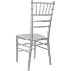 Chaise Chiavari multicolore, empilable, style bois, 1 place