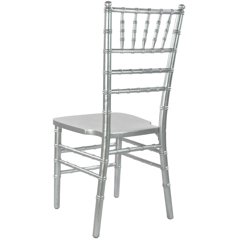 Chaise Chiavari multicolore, empilable, style bois, 1 place