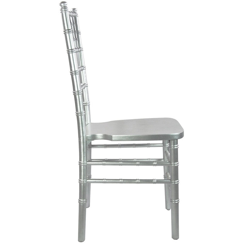 Chaise Chiavari multicolore, empilable, style bois, 1 place