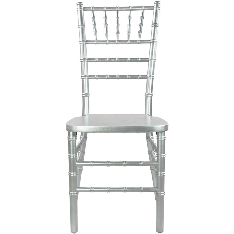Chaise Chiavari multicolore, empilable, style bois, 1 place