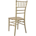 Chaise Chiavari multicolore, empilable, style bois, 1 place