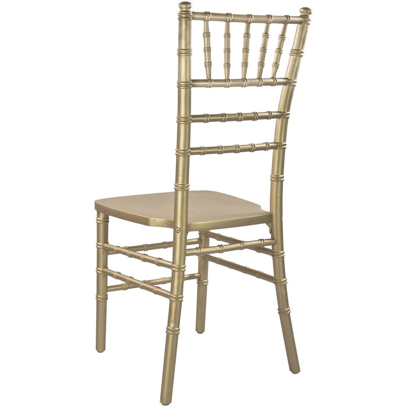 Chaise Chiavari multicolore, empilable, style bois, 1 place