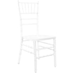 Chaise Chiavari multicolore, empilable, style bois, 1 place