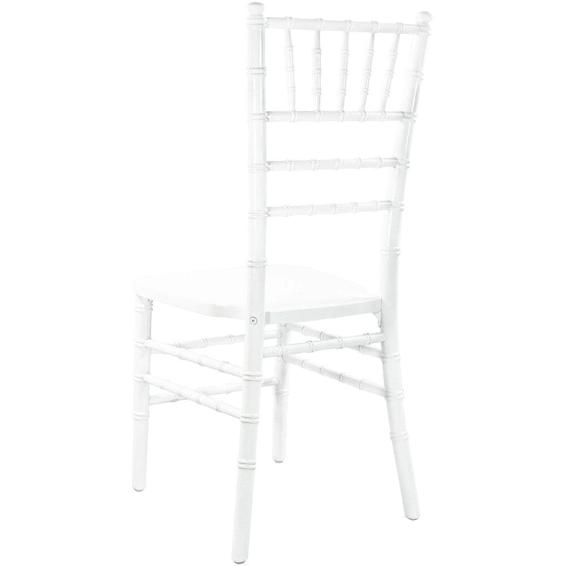 Chaise Chiavari multicolore, empilable, style bois, 1 place