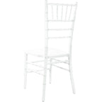 Chaise Chiavari multicolore, empilable, style bois, 1 place