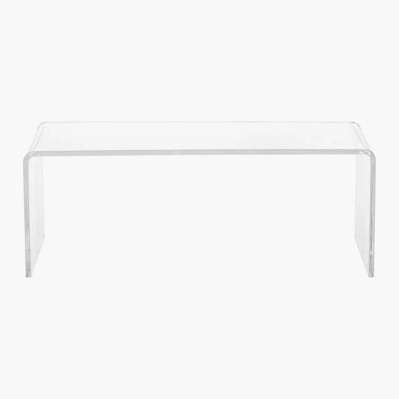 Table basse moderne en acrylique transparent, 1 pièce