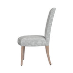 Chaise de salle à manger Parsons gris clair/fleuri/crème, lot de 2