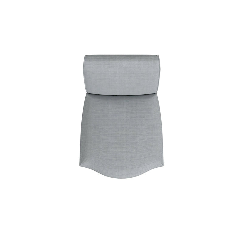 Chaise de salle à manger Parsons gris clair/fleuri/crème, lot de 2