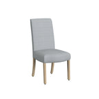 Chaise de salle à manger Parsons gris clair/fleuri/crème, lot de 2