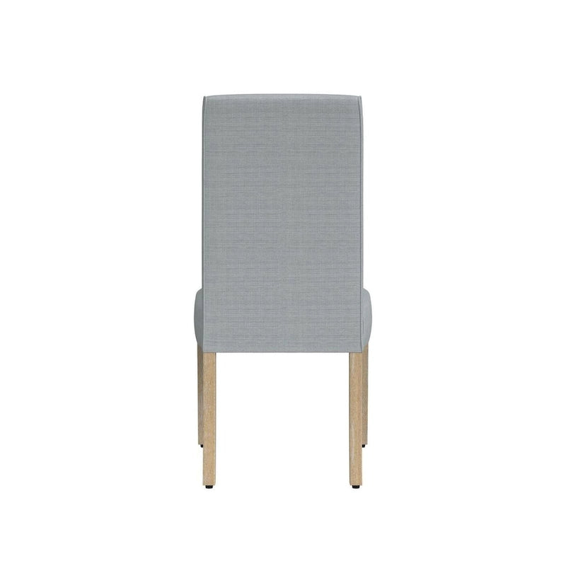 Chaise de salle à manger Parsons gris clair/fleuri/crème, lot de 2