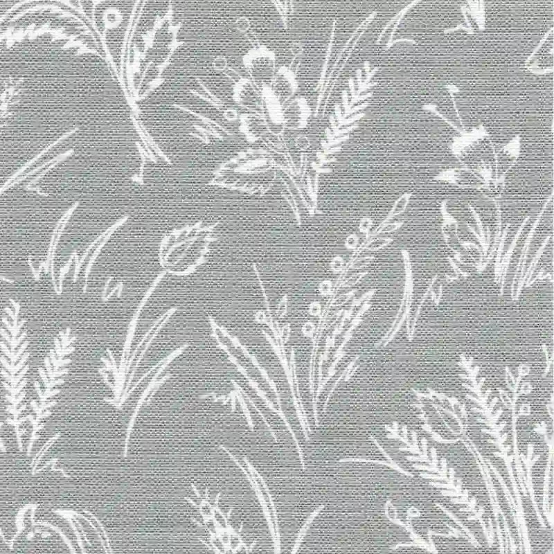 Chaise de salle à manger Parsons gris clair/fleuri/crème, lot de 2