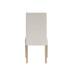 Chaise de salle à manger Parsons gris clair/fleuri/crème, lot de 2