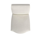 Chaise de salle à manger Parsons gris clair/fleuri/crème, lot de 2