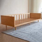 Canapé 3 places en coton et lin beige/café pour 3 personnes