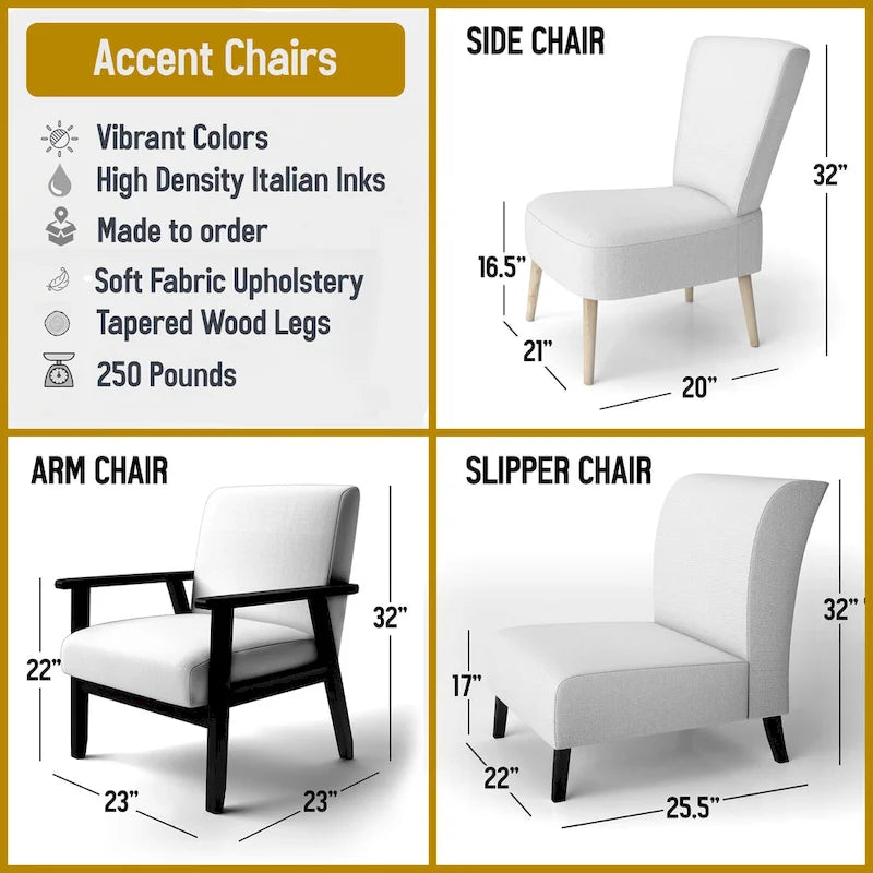 Fauteuil d'appoint de ferme rembourré imprimé bison marron et noir - Une place