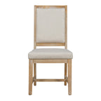 Ensemble de salle à manger rond extensible 5 pièces en bois naturel/noir pour 6 personnes