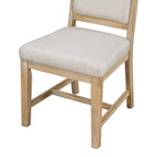Ensemble de salle à manger rond extensible 5 pièces en bois naturel/noir pour 6 personnes